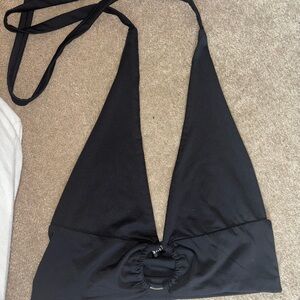 Black Halter Top